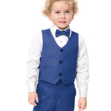 Boys 4-Piece Slim Fit Suit Set