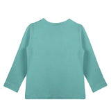 Lilax Girls' Basic Long Sleeve Round Neck Cotton T-Shirt