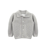 Newborn Baby Cable Knit Cardigan & Pants Set