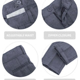 Boys Formal Suit 4 Piece Vest, Pants and Tie Dresswear Suit Set