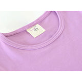 Baby Girls' Basic T-Shirt Short Sleeve Crewneck Tee