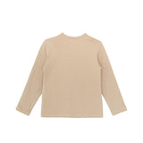 Baby Cotton Long Sleeve Basic Crewneck T-Shirt