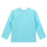 Lilax Girls' Basic Long Sleeve Round Neck Cotton T-Shirt