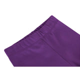 Girls' Basic Solid Full Length Cotton Soft Leggings