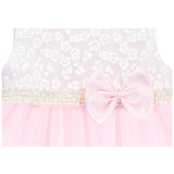 Baby Lace & Pearl Detailed Tulle Dress Set