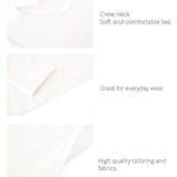 Toddler Cotton Long Sleeve Basic Crewneck T-Shirt
