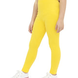 Little Girls Basic Solid Full Length Cotton Soft Legging