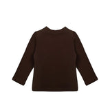 Baby Cotton Long Sleeve Basic Crewneck T-Shirt