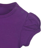 Baby Girls' Basic T-Shirt Short Sleeve Crewneck Tee