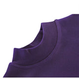 Girls' Basic Mock Turtleneck Long Sleeve Cotton Solid T-Shirt