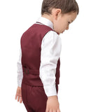 Boys 4-Piece Slim Fit Suit Set