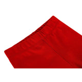 Girls' Basic Solid Full Length Cotton Soft Leggings