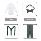 Boys Formal Slim Fit 4 Piece Pant Set