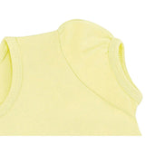 Girls' Basic Short Puff Sleeve Round Neck Cotton T-Shirt