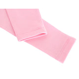 Girls' Basic Solid Full Length Cotton Soft Leggings