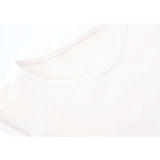 Lilax Girls' Basic Long Sleeve Round Neck Cotton T-Shirt