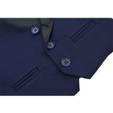 Boys 4-Piece Slim Fit Suit Set