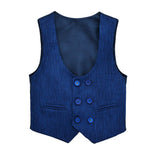 Little & Youth Boys Suit Set - Formal Jacket, Vest, Pants, Shirt, and Matching Bowtie - 5 Piece Ensemble