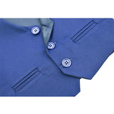 Boys 4-Piece Slim Fit Suit Set