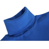 Toddler Cotton Long Sleeve Solid Turtleneck T-Shirt