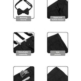 Boys Formal Slim Fit 4 Piece Pant Set