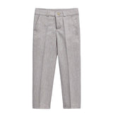 Little & Youth Boys Suit Set - Formal Jacket, Vest, Pants, Shirt, and Matching Bowtie - 5 Piece Ensemble