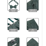 Boys Formal Slim Fit 4 Piece Pant Set