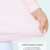 Lilax Girls' Basic Long Sleeve Round Neck Cotton T-Shirt