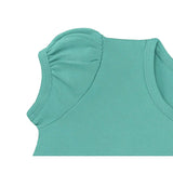 Baby Girls' Basic T-Shirt Short Sleeve Crewneck Tee