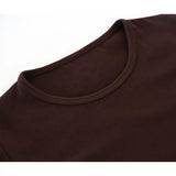 Lilax Girls' Basic Long Sleeve Round Neck Cotton T-Shirt