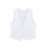 Boys 5-Piece Slim Fit Textured Formal Suit Set