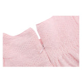 Toddler Cotton Floral Embroidered Short Sleeve Dress