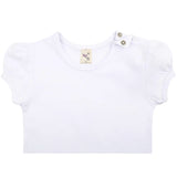 Baby Girls' Basic T-Shirt Short Sleeve Crewneck Tee