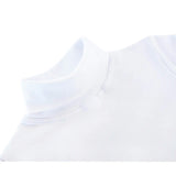 Girls' Basic Long Sleeve Turtleneck Cotton T-Shirt