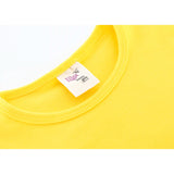 Baby Girls' Basic T-Shirt Short Sleeve Crewneck Tee