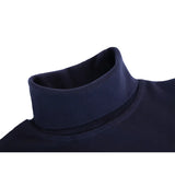 Big Girl Cotton Long Sleeve Solid Turtleneck T-Shirt