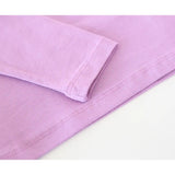 Lilax Girls' Basic Long Sleeve Round Neck Cotton T-Shirt