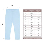 Little Girls Basic Solid Full Length Cotton Soft Legging