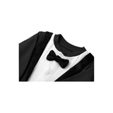 Baby Boy Footie Tuxedo Outfit with Bow Tie for Christmas Holidays - The Perfect Gentleman Look