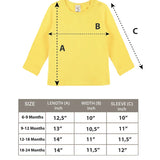 Baby Cotton Long Sleeve Basic Crewneck T-Shirt
