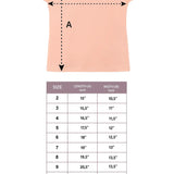 Girls' Basic Short Puff Sleeve Round Neck Cotton T-Shirt