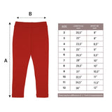 Big Girls' Basic Solid Full Length Cotton Soft Legging