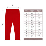 Girls' Basic Solid Full Length Cotton Soft Leggings