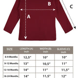 Baby Girls' Basic Long Sleeve Round Neck T-Shirt