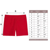 Girls' Basic Solid Soft Dance Short for Gymnastics or Under Skirts