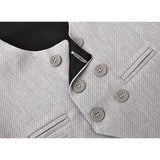 Little & Youth Boys Suit Set - Formal Jacket, Vest, Pants, Shirt, and Matching Bowtie - 5 Piece Ensemble