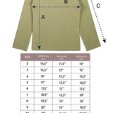 Girls' Basic Mock Turtleneck Long Sleeve Cotton Solid T-Shirt