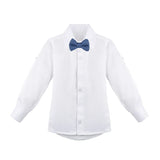 Boys 5-Piece Slim Fit Textured Formal Suit Set