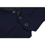 Boys 5-Piece Slim Fit Textured Formal Suit Set