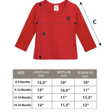 Baby Cotton Long Sleeve Basic Crewneck T-Shirt